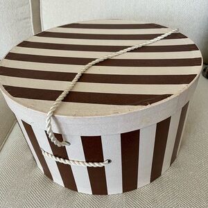 Vintage hat box